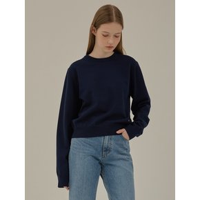 Basic round knit_Navy