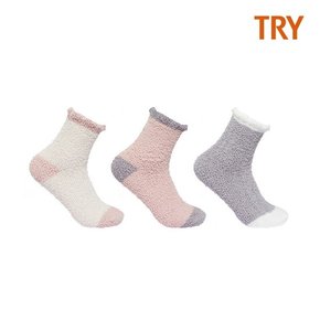 [하프클럽/TRY]여성 수면 양말 3매입