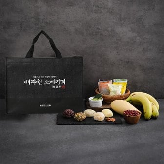 자연맛남 [선물세트] 제주 맛집 제라헌 오메기떡/흑임자/쑥떡/바나나떡/망고떡(각6개씩/총30개)