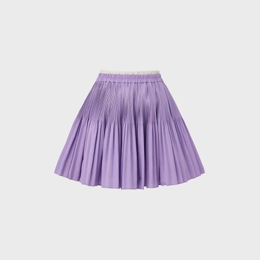 EENK Pleats Mini Skirt - Lavender