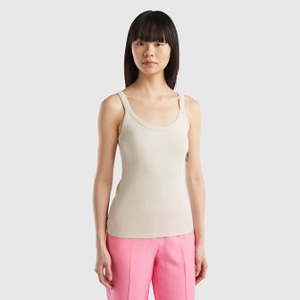 베네통 Basic sleeveless top_3GA2E8397BE3