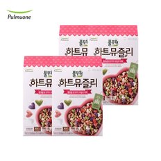 하트 뮤즐리 통곡물&4가지 과일과 채소 시리얼 320g X 4개