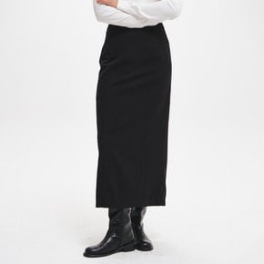WOMAN 미니멀 H라인 롱스커트 [BLACK] / WBE1L13505