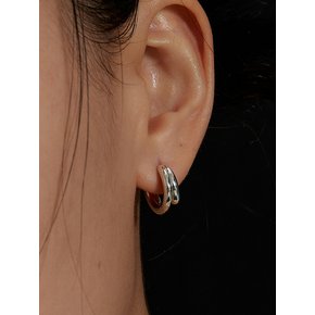 COVERY HOOP EARRING_SILVER