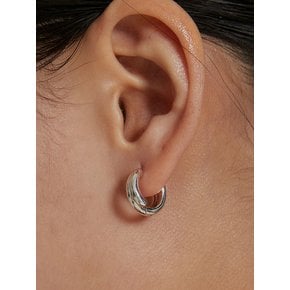 COVERY HOOP EARRING_SILVER