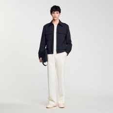 [SANDRO HOMME] 울 혼방 블루종 자켓 SH25S3MRJ1299