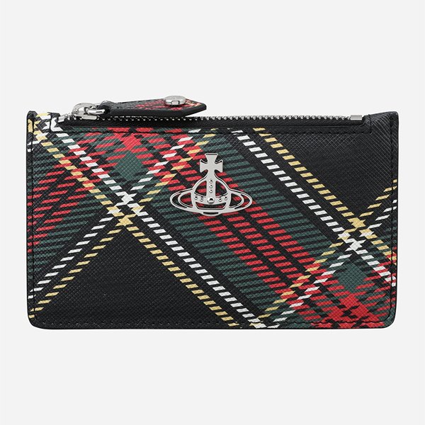 [시흥점] [비비안 웨스트우드]5F 54020005W S0022 N302 타탄 지퍼 카드 지갑