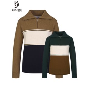 BQ5MWSP706 여성 컬러면분할 반집업 방풍 풀오버