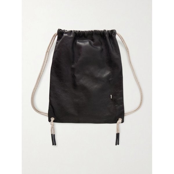 장식 가죽 드로우스트링 백팩 46376663162946227
