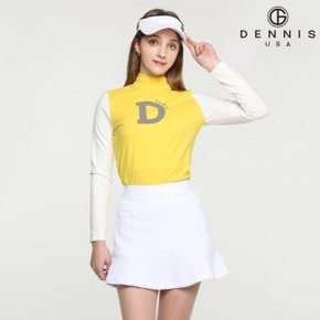[DENNIS] 여성)소매배색 하프넥 티셔츠_NALWLTS061