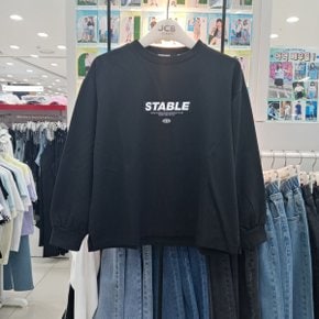 STABLE 나염 베이직티셔츠