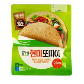 식사대용 건강식단 간편 간식 현미또띠아 20cm (5입) 225g