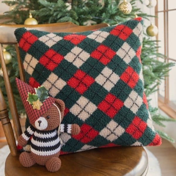 리버블 메리노엘 쿠션(솜포함) 45x45