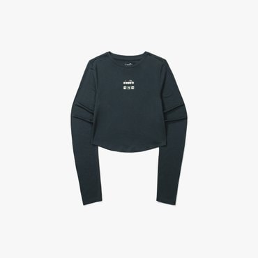 디아도라 [공식스토어] 크래프트 이너 티셔츠 CHARCOAL (D4122LRL11CGL)
