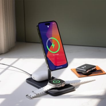 리스닝룸 by ODE 트웰브사우스 하이라이즈 3 디럭스 Hirise 3 Deluxe 3in1 맥세이프 무선 충전 거치대