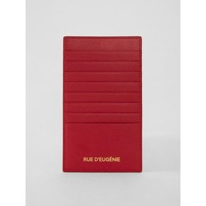 Red Leather Card Wallet