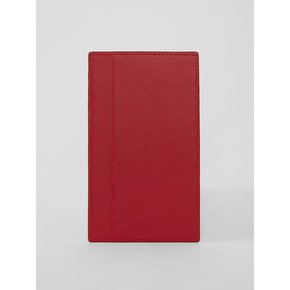 Red Leather Card Wallet