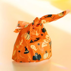 할로윈 토끼 포장비닐 50매입 (오렌지 패턴)