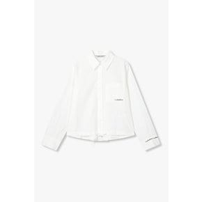 [파주점] 스트링 헴 크롭 블라우스 7125360700