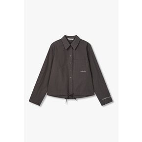 [파주점] 스트링 헴 크롭 블라우스 7125360700