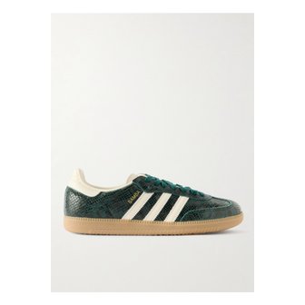 아디다스 삼바 Og 가죽 트리밍 스네이크 이펙트 스니커즈 스네이크 프린트 46376663162855176