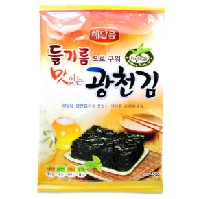 들기름으로 구워 맛있는 광천김 1박스 [25gx3EAx12팩]