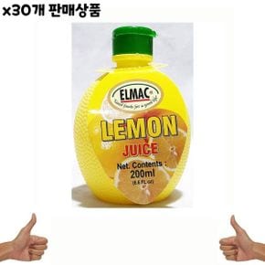 [Top100] 식자재 식재료 도매) 레몬주스(엘막 200ml) x30개