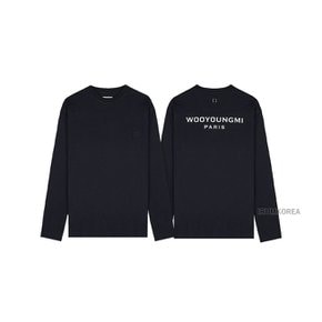FW25 남성 백로고 롱슬리브 티셔츠 W253TS17 713B