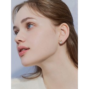 [단독] estel ribbon heart pearl earring