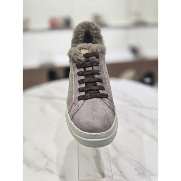 [시흥점] 여성 시어링 소재 키높이 스니커즈 (FLF515)