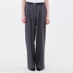 MOON NIGHT WIDE PANTS / CHARCOAL