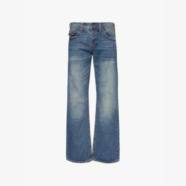 이스퀘어 5500661 TRUE RELIGION Billy Big T Flap bootcut relaxed-fit denim jeans