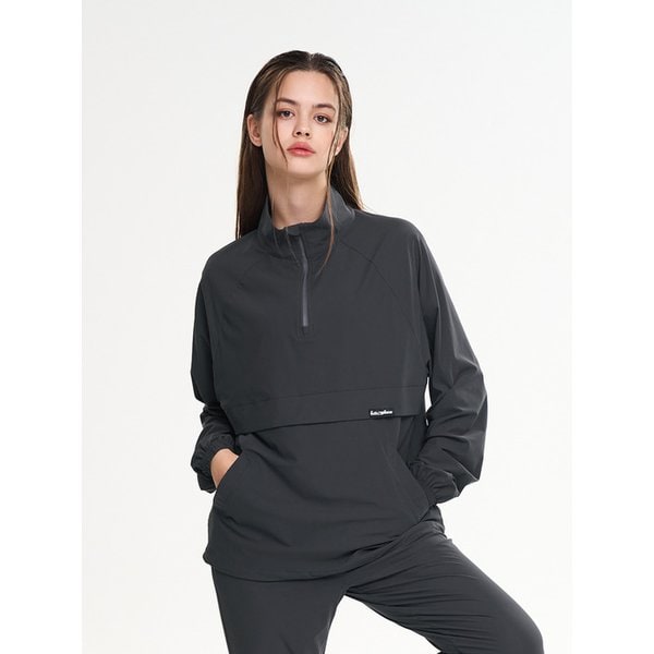 에어라이트 스트레치 멀티스포츠 러닝 바람막이 아노락 자켓 상의 W 차콜