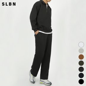 SLBN 베이직 카라 기모 맨투맨+핀턱 와이드 기모 팬츠 셋업 Model No SB128_P332951168