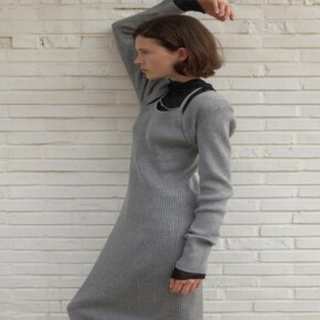 나인 ASHA BOLERO WOOL KNIT DRESS_S OP6215