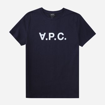 아페쎄 [아페쎄 APC] COBQX H26943 IAK DARK NAVY 남녀공용 반팔티