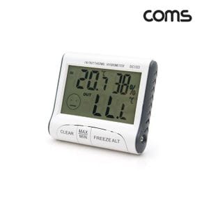 Coms 털 온습도계 온도계 습도계 접촉 온도측정 온도측정기 온도 측정