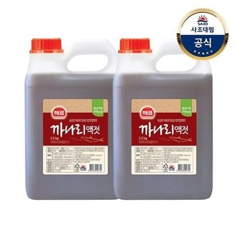 대림선 [사조대림] 까나리액젓2.5KG x2개