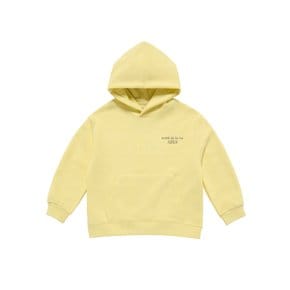 KIDS BASIC LOGO HOODIE Light Yellow 키즈후드 베이직로고 라이트옐로우