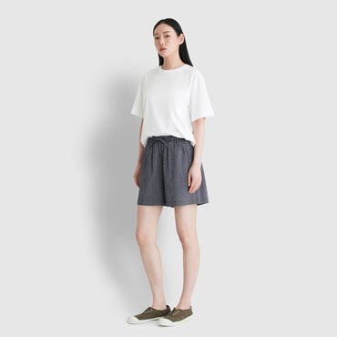 JAJU 25 S/S  JAJU  여 코튼 레이온 3부 파자마 팬츠  J205202021
