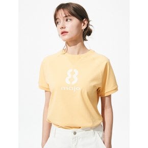 Eight Stencil Logo T-shirt [Yellow]