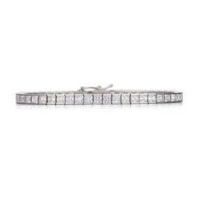 Princess-cut Tennis Bracelet SSKA101BWW170