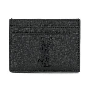 24SS  YSL 블랙로고 모노그램 카드지갑 485631 BTY0U 1000 485631 BTY0U 1000