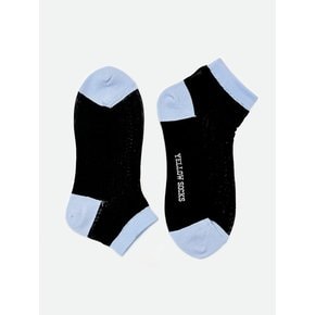 ANKLE SOCKS PUNCHING SEE-THROUGH BLACK 앵클삭스 펀칭 시스루 블랙