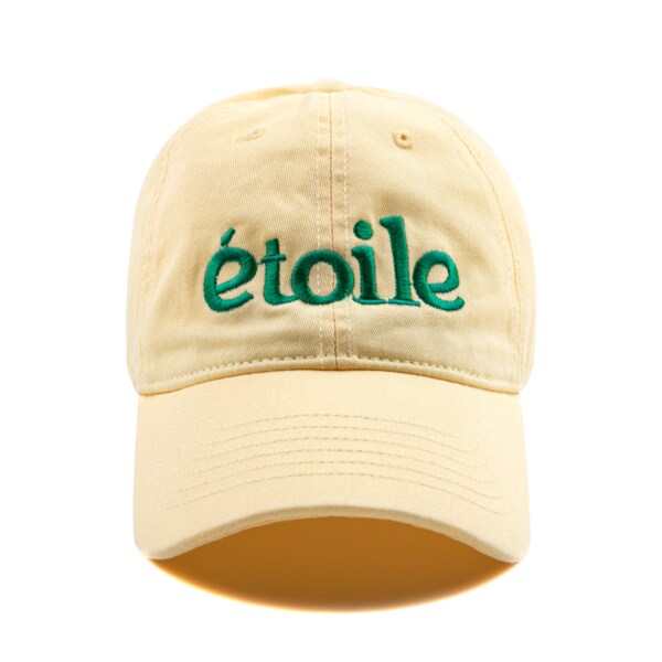 etoile 워싱 볼캡-옐로우
