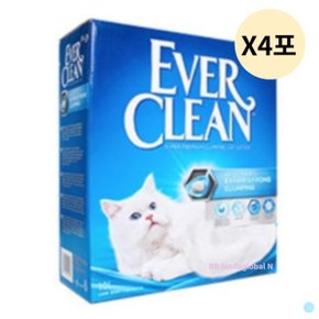 에버크린 고양이 모래 엑스트라 스트롱 무향 10L X4포