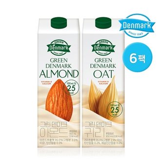 동원에프앤비 동원 그린덴마크 아몬드/귀리 950ml 6팩