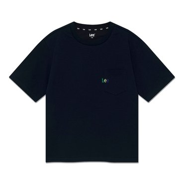Lee Kids 스탠다드핏 포켓 로고 자수 반팔티 네이비 LK2502ST03NA