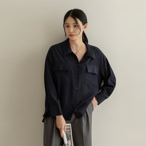 [66-120] 레아 플랩포켓 오버핏 남방