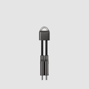 C 타입 240w 고속 충전 PD 미니 케이블 키링 차지키
